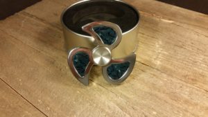 stainless steel swirl fidget spinner 2