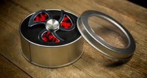 stainless steel swirl fidget spinner 3