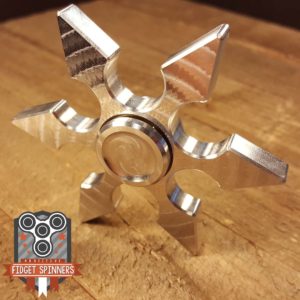 Aluminum 6 Point Shuriken Spinner
