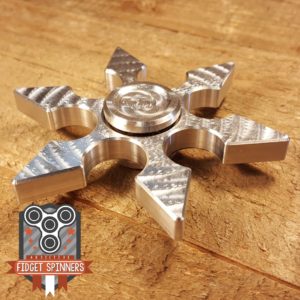 EDC Aluminum 6 Point Shuriken Fidget Toy