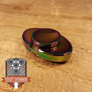 EDC Oval Dual Bar Fidget Spinner (With Keychain Hole)