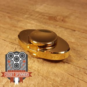 EDC Oval Dual Bar Fidget Spinner (With Keychain Hole)