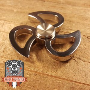 Stainless Steel Swirl Fidget Spinner