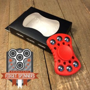 Ripple Spinner Dual Bar Fidget Toy with Caps