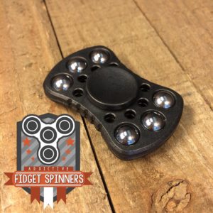 Ripple Spinner Dual Bar Fidget Toy with Caps