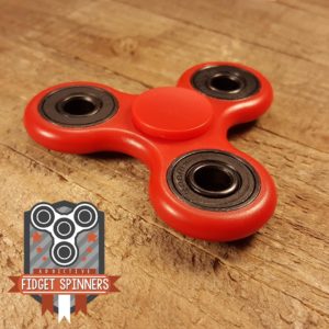 EDC Spinner Tri Bar Fidget Toy with Caps
