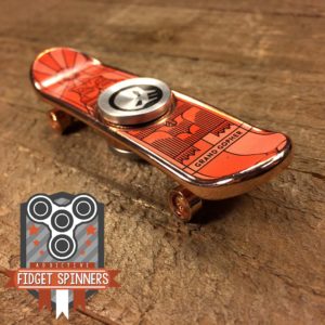 EDC Beaver Skateboard Fidget Spinner (Copper)