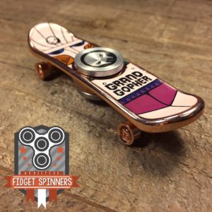 EDC Graphic Skateboard Fidget Spinner (Copper)