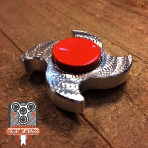EDC Aluminum 4 Point Shuriken Fidget Spinner with Stainless Steel Caps