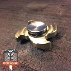 EDC Mini Brass 4 Point Shuriken Fidget Spinner