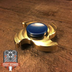 EDC Mini Brass 4 Point Shuriken Fidget Spinner