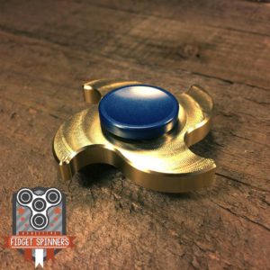 EDC Mini Brass 4 Point Shuriken Fidget Spinner