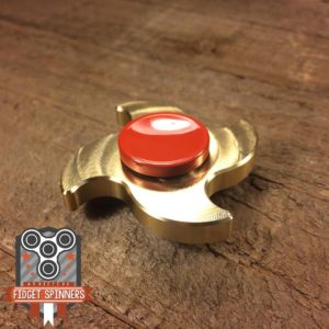 EDC Mini Brass 4 Point Shuriken Fidget Spinner