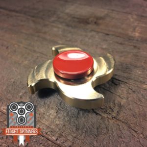 EDC Mini Brass 4 Point Shuriken Fidget Spinner