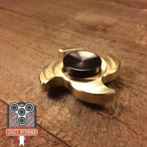 EDC Mini Brass 4 Point Shuriken Fidget Spinner