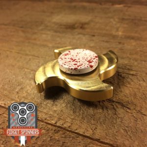 EDC Mini Brass 4 Point Shuriken Fidget Spinner