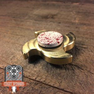 EDC Mini Brass 4 Point Shuriken Fidget Spinner