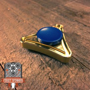 EDC Mini Brass Triangle Fidget Spinner