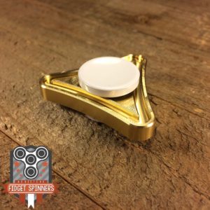 EDC Mini Brass Triangle Fidget Spinner