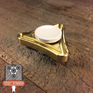 EDC Mini Brass Triangle Fidget Spinner