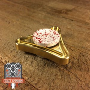 EDC Mini Brass Triangle Fidget Spinner