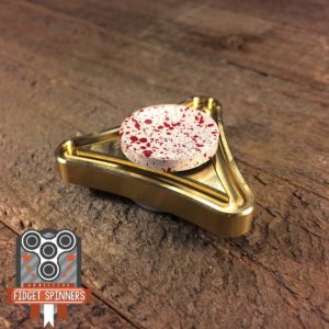 EDC Mini Brass Triangle Fidget Spinner