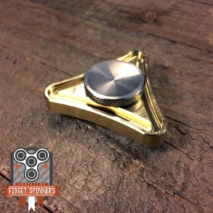 EDC Mini Brass Triangle Fidget Spinner
