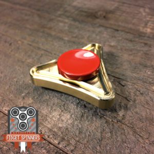 EDC Mini Brass Triangle Fidget Spinner