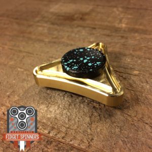 EDC Mini Brass Triangle Fidget Spinner