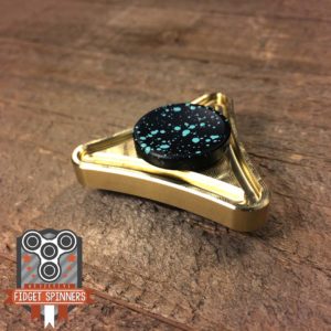 EDC Mini Brass Triangle Fidget Spinner