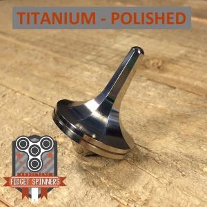 EDC Strato Faceted Metal Top (Titanium Polished)labeled