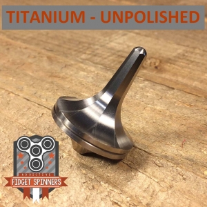 EDC Strato Faceted Metal Top (Titanium Unpolished)labeled